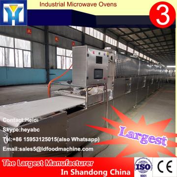 Continuous microwave tunnel dryer oven for flower