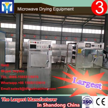 Continuous microwave drying machine