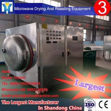 Tunnel type microwave drying and roasting machine for peanuts