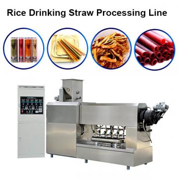 Vegetable Straws / Edible Rice Drinking Straws / Pasta Rice Straws Making Machinery